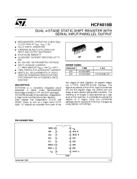 Datasheet HCF4015BEY manufacturer STMicroelectronics